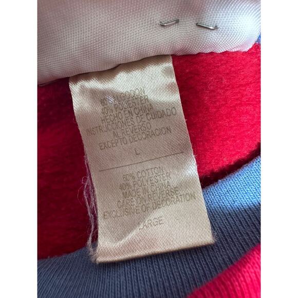 Grandmacore Red Crewneck Teddy Sweatshirt - Picture 4 of 4